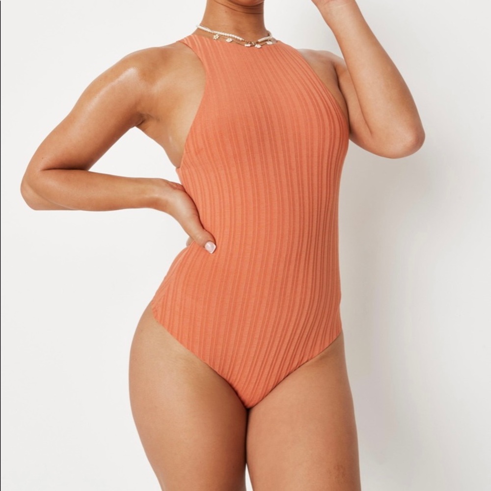 Missguided racer back bodysuit.  NWT- never worn.